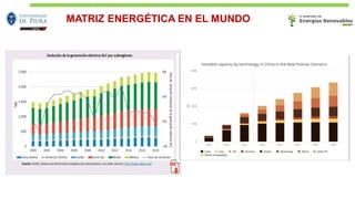 MATRIZ ENERGÉTICA EN EL MUNDO
 