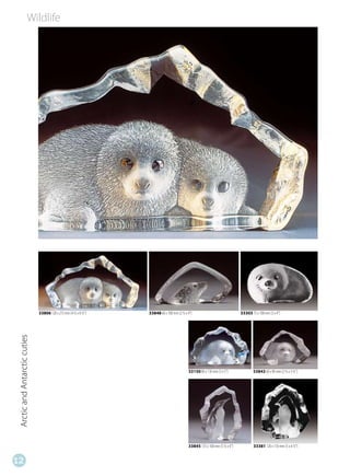 Wildlife




                              33806 120 x 215 mm (4 ½ x 8 ½”)   33848 60 x 100 mm (2 ½ x 4”)                             33303 75 x 100 mm (3 x 4”)
Arctic and Antarctic cuties




                                                                                         33150 80 x 130 mm (3 x 5”)              33843 60 x 90 mm (2 ½ x 3 ½”)




                                                                                         33845 135 x 100 mm (5 ½ x 4”)           33381 120 x 110 mm (5 x 4 ½”)


12
 