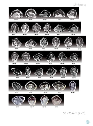 Miniatures



   88100                 88101                   88109                          88111                   88112




88113           88114               88115               88116              88117                         88118




    88121                88123                  88124                   88125                   88126             88127




88128            88129                88130                     88131               88132                 88133




        88134       88135               88137                   88138                   88139             88140




    88141                88142                    88143                         88144                    88145




        88146               88147               88148                   88168




                                                                                          50 - 75 mm (2 -3”)

                                                                                                                          25
 