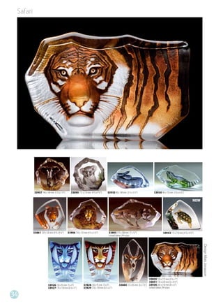 Safari




           33907 140 x 140 mm (5 ½ x 5 ½”)      33890 115 x 110 mm (4 ½ x 4 ½”)      33935 90 x 140 mm (3 ½ x 5 ½”)               33930 90 x 170 mm (3 ½ x 6 ½”)

                                                                                                                                                                         NEW




          33861 120 x 120 mm (4 ½ x 4 ½”)    33906 110 x 135 mm (4 ½ x 5 ½”)          33905 175 x 300 mm (7 x 12”)                         33943 115 x 110 mm (4 ½ x 4 ½”)
                                                                                      Limited Edition 299 st/pcs
                                                                                                                                                                               Design Mats Jonasson




                                                                                                                             33850 120 x 175 mm (4 ½ x 7”)
                                                                                                                             33851 150 x 220 mm (6 x 8 ½”)
                         33926 130 x 95 mm (5 x 4”)          33928 130 x 95 mm (5 x 4”)         33864 155 x 85 mm (6 x 3 ½”) 33936 205 x 310 mm (8 x 12”)
                         33927 170 x 130 mm (6 ½ x 5”)       33929 170 x 130 mm (6 ½ x 5”)                                   Limited Edition 299 st/pcs

34
 