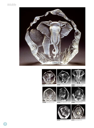 Wildlife




               33631 185 x 190 mm (7 ½ x 7 ½”)   33630 135 x 140 mm (5 ½ x 5 ½”)   33664 135 x 150 mm (5 ½ x 6”)
                                                                                   33665 175 x 200 mm (7 x 8)




                33708 85 x 85 mm (3 ½ x 3 ½”)    33378 220 x 160 mm (8 ½ x 6 ½”)   33569 95 x 90 mm (4 x 3 ½”)




                                                 33535 155 x 145 mm (6 x 5 ½”)     33741 120 x 95 mm (5 x 4”)


8
 