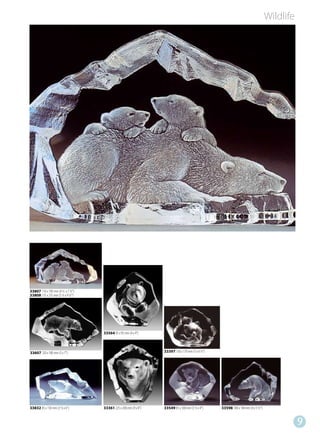 Wildlife




33807 110 x 190 mm (4 ½ x 7 ½”)
33808 135 x 235 mm (5 ½ x 9 ½”)




                                  33564 95 x 95 mm (4 x 4”)



33607 120 x 180 mm (5 x 7”)                                     33397 130 x 170 mm (5 x 6 ½”)




33832 85 x 150 mm (3 ½ x 6”)      33361 225 x 200 mm (9 x 8”)   33549 85 x 100 mm (3 ½ x 4”)    33598 100 x 140 mm (4 x 5 ½”)


                                                                                                                                           9
 