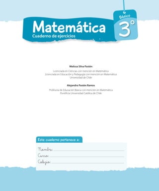 Matemática 3º, cuaderno de ejercicios | PDF