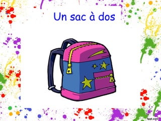 Un sac à dos

 