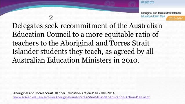 National Aboriginal And Torres Strait Islander Education Action Plan National Aboriginal And Torres Strait Islander Education Action Plan