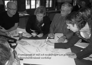 Framtagande av mål och nyckelfrågor i en gemensam
sektorsöverskridande workshop
                                           7        7
 