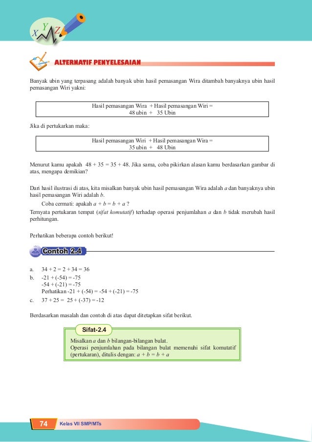 Matematika Smp Kelas Vii Kurikulum 2013 Siswa