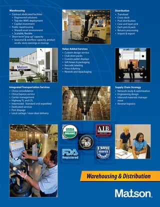 Matson Blocker Matson Brochure.Pdf