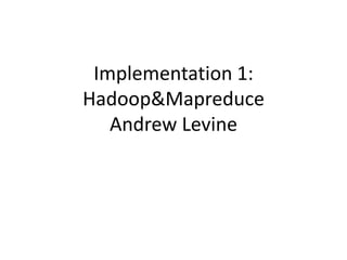 Tools and StandardsApache Hadoop/MapReduceSector/Sphere large data cloudOpen Geospatial ConsortiumWeb Map Service (WMS)OCC tools are open source (matsu-project)http://code.google.com/p/matsu-project/