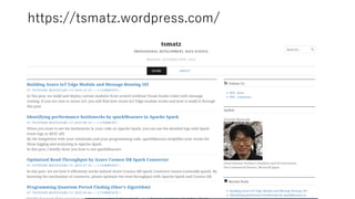 https://tsmatz.wordpress.com/
 
