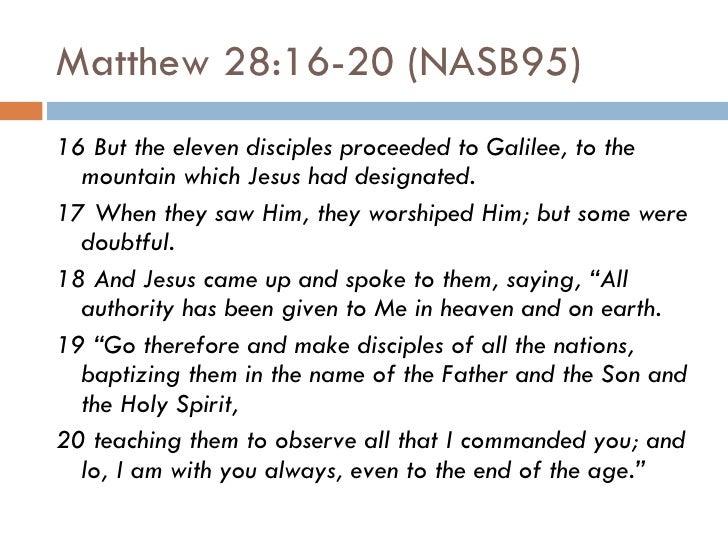 Matt 28 16 20 The Great Commission matt-28-16-20-the-great-commission