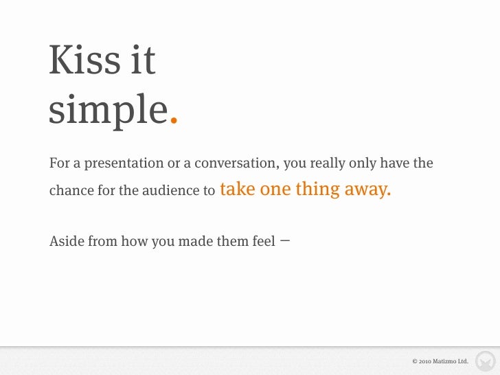 Key takeaways slide template picture