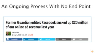 An Ongoing Process With No End Point
 