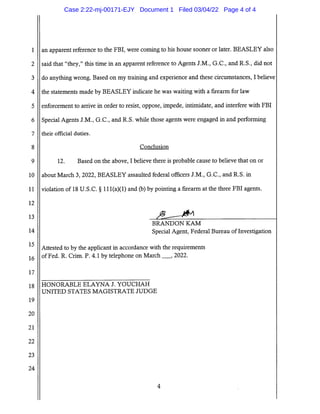 USA v. Matt Beasley Complaint PDF
