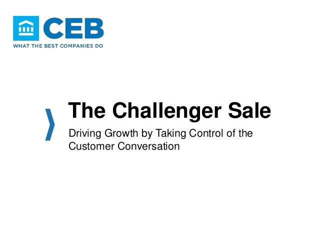 the challenger sale matt dixon challenger sales model