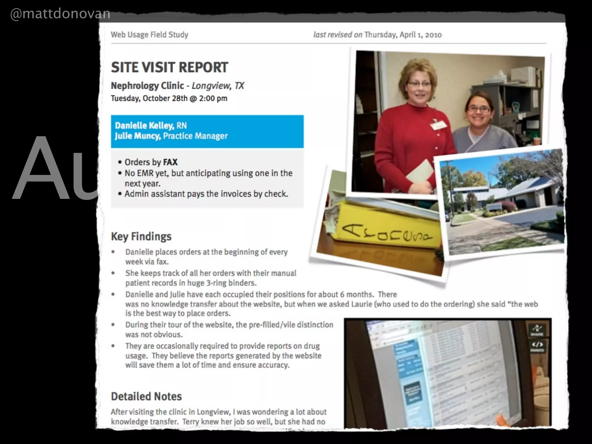 @mattdonovan




Audience
 