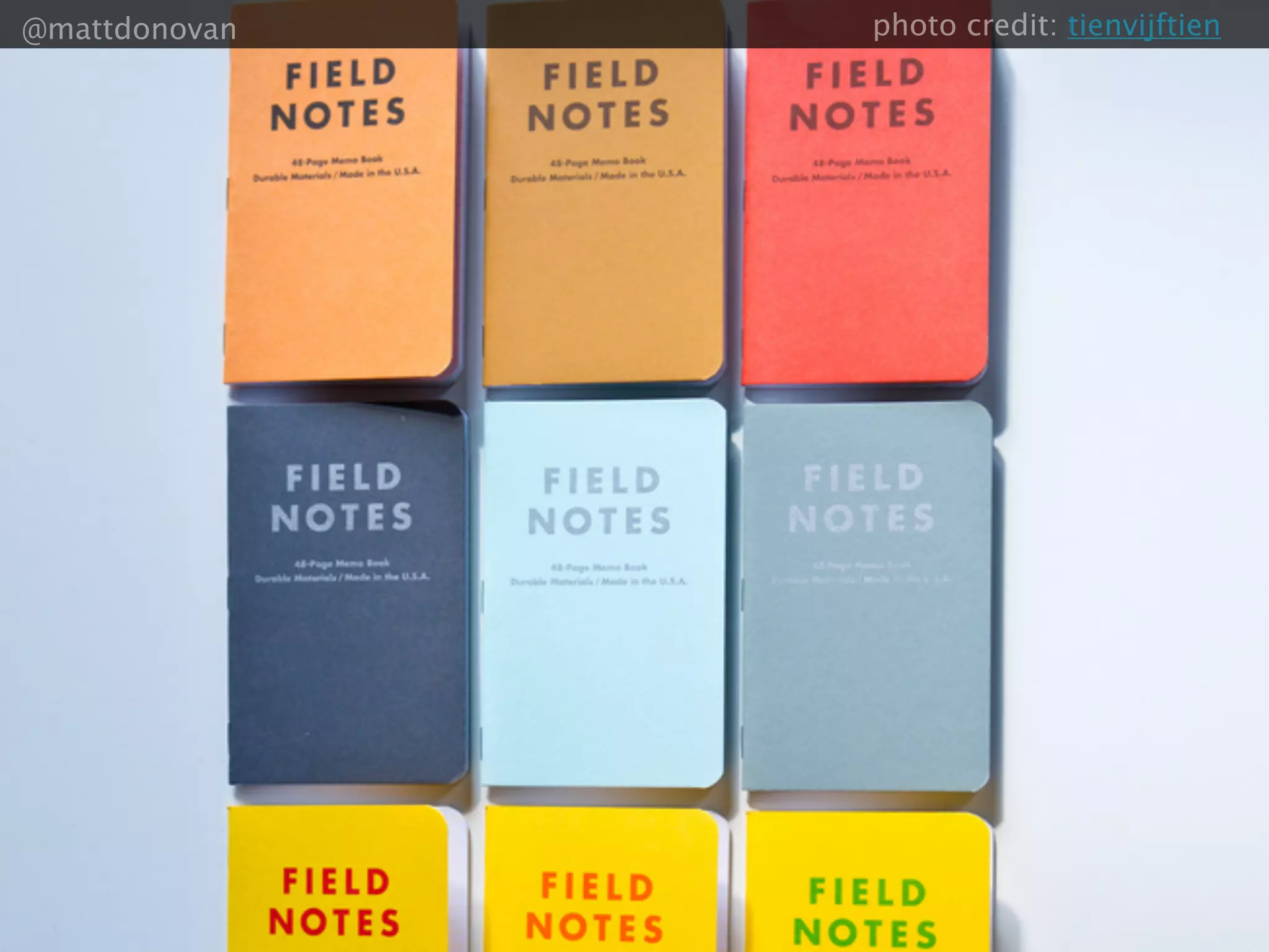 @mattdonovan   photo credit: tienvijftien
 