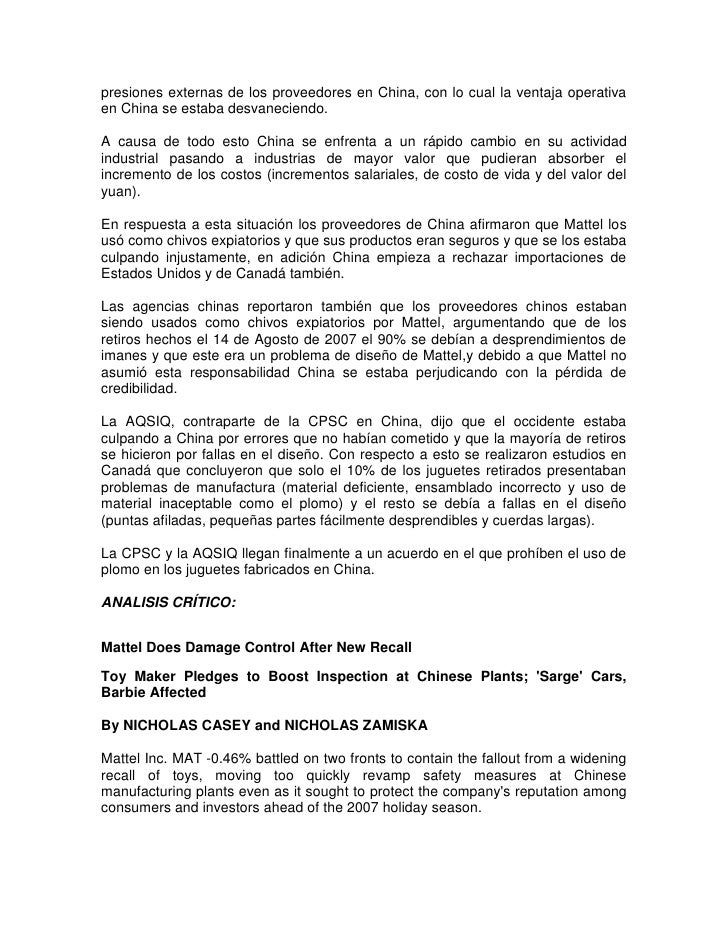 proveedores de mattel