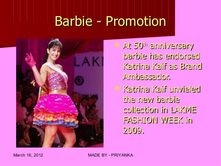 promotion barbie