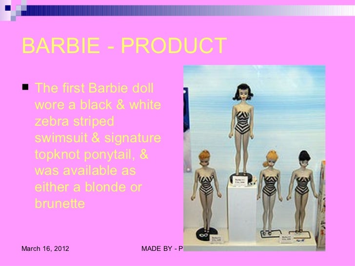 barbie product line