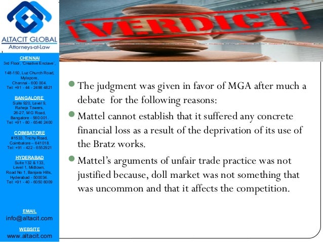 mattel inc v mga entertainment