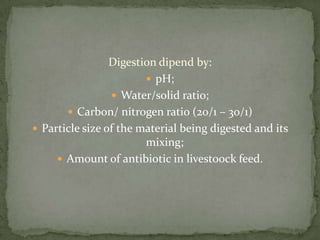 ACIDOGENIC BACTERIA: convert the acidsintohydrogen, carbondioxide and acetate; 