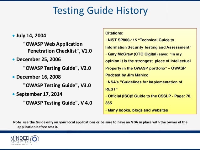 Owasp Web Application Checklist Owasp Web Application Checklist