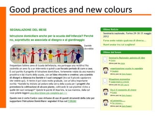 Good practices and new colours
 