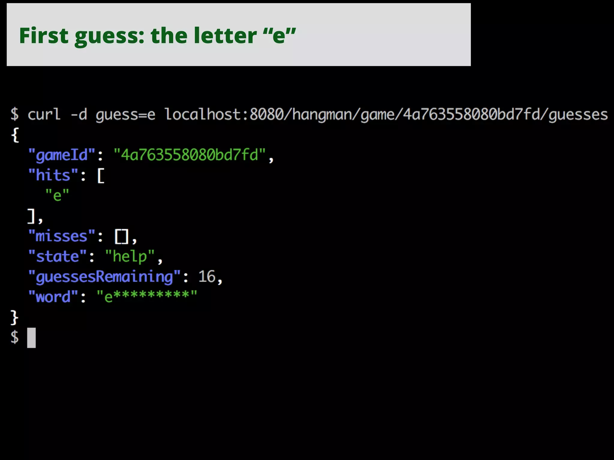 First guess: the letter “e”
 