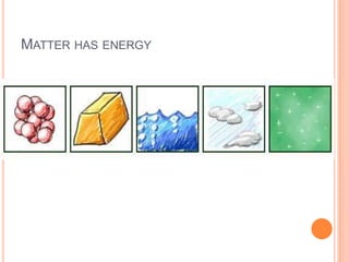 MATTER HAS ENERGY
 
