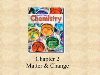 Chapter 2 Matter & Change 