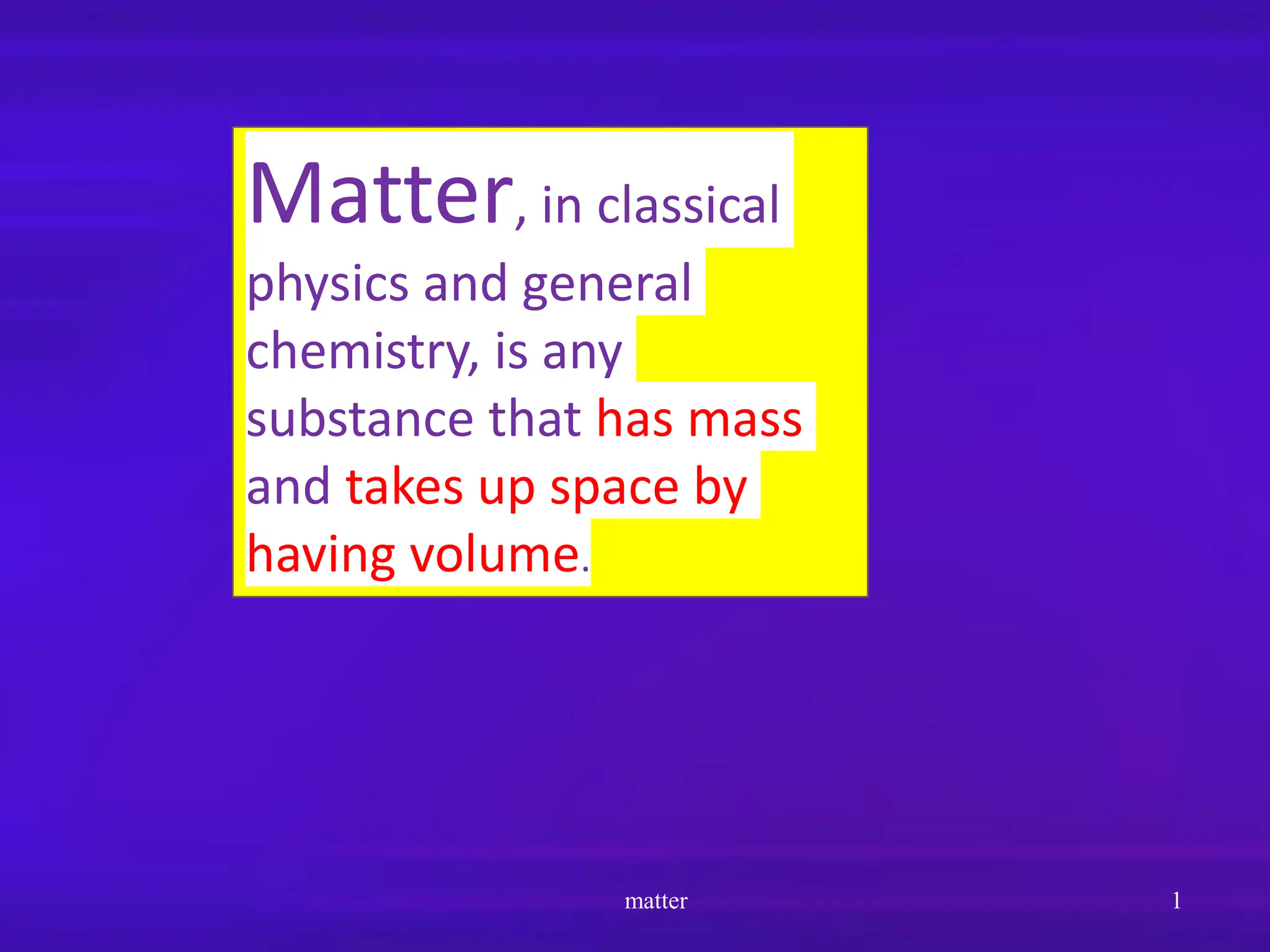 matter. what is matter | PDF