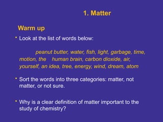 Matter And its General Properties | PPTX