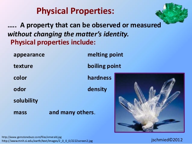 Chemical Properties Include Mass And Color Chemical Properties Include Mass And Color