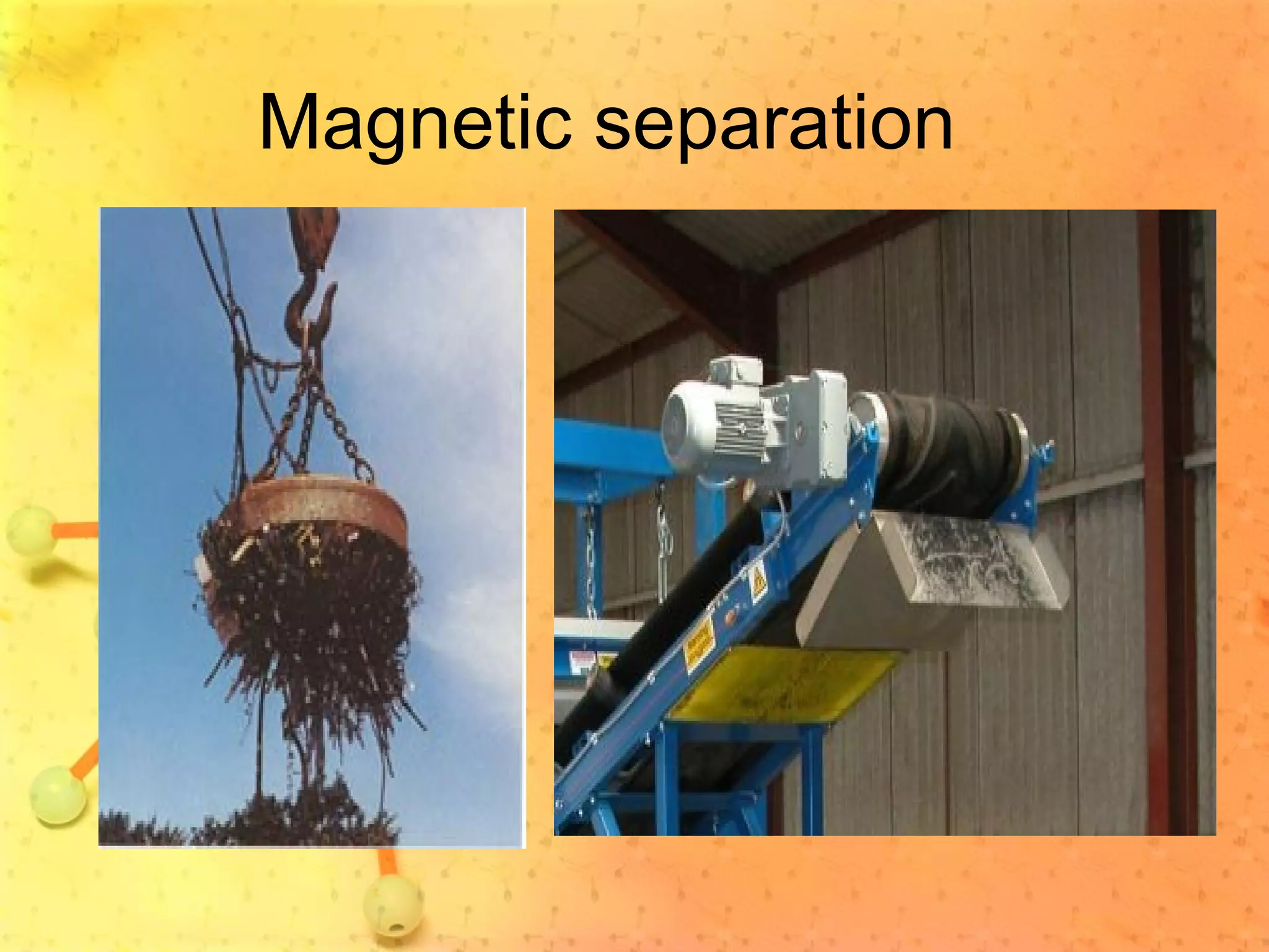 Magnetic separation
 