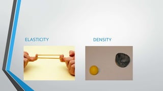 ELASTICITY DENSITY
 
