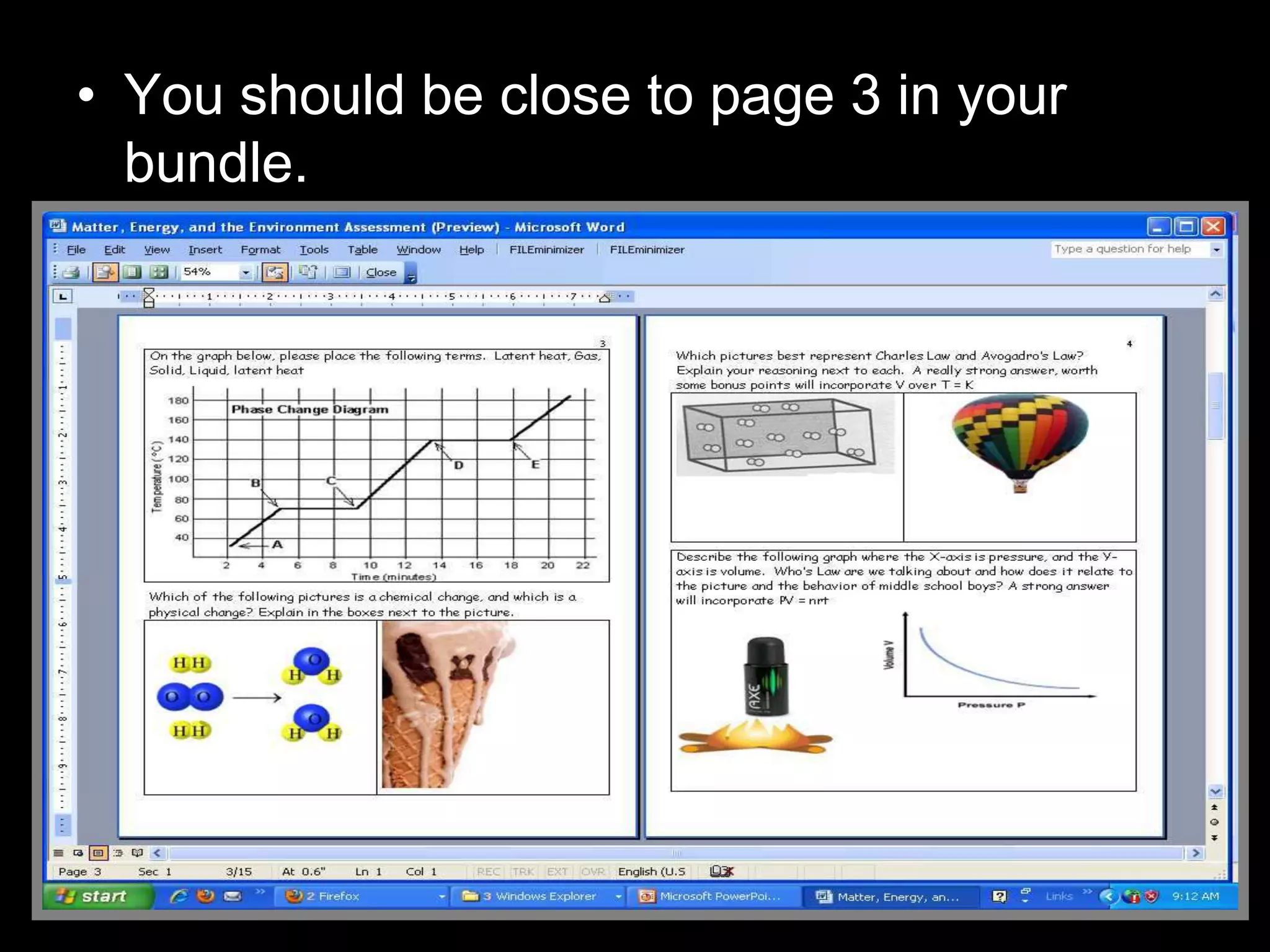 • You should be close to page 3 in your
bundle.
 