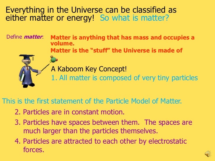 What is all matter in the universe composed of?