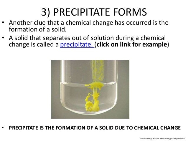Matter (lesson 4) chemical changes