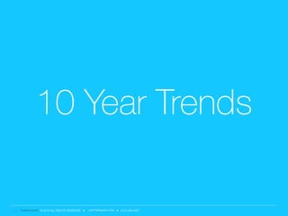 © 2016 ALL RIGHTS RESERVED ● MATTERMARK.COM ● (415) 366-6587
10 Year Trends
 