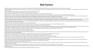 40
Matterport has experienced rapid growth and expects to invest in growth for the foreseeable future. If Matterport fails to manage growth effectively, its business, operating results and ﬁnancial condition would be adversely affected.
Matterport’s forecasts and projections are based upon assumptions, analyses and internal estimates developed by Matterport’s management. If these assumptions, analyses or estimates prove to be incorrect or inaccurate, Matterport’s actual operating results may differ materially from those
forecasted or projected.
Matterport has a history of losses, and expects to incur signiﬁcant expenses and continuing losses at least for the near term.
Certain of Matterport’s estimates of market opportunity and forecasts of market growth may prove to be inaccurate.
Matterport currently faces competition from a number of companies and expects to face signiﬁcant competition in the future as the market for spatial data develops.
Matterport operates in a new market, and global economic conditions and instability related to COVID-19 and otherwise may adversely affect our business if existing and prospective clients reduce or postpone discretionary spending signiﬁcantly.
Matterport relies on a limited number of suppliers for certain supplied hardware components, and availability of supplied hardware components may be affected by factors such as tariffs or supply disruptions caused by the COVID-19 pandemic. Matterport may not be able to obtain suﬃcient
components to meet its needs, or obtain such materials on favorable terms or at all, which could impair Matterport’s ability to fulﬁll orders in a timely manner or increase Matterport’s costs of production.
If Matterport is unable to attract and retain key employees and hire qualiﬁed management, technical, engineering and sales personnel, its ability to compete and successfully grow its business would be adversely affected.
Matterport has received a voluntary request for information from the Division of Enforcement of the U.S. Securities and Exchange Commission in an investigation relating to certain sales and repurchases of Matterport’s securities in the secondary market. Although Matterport is cooperating fully
with the request, Matterport cannot predict the duration or ultimate resolution of the investigation, and cooperating with the request may require signiﬁcant management time and resources, which could have an adverse effect on Matterport’s business and ﬁnancial position.
Some of Matterport’s facilities are located in an active earthquake zone or in areas susceptible to wildﬁres and other severe weather events. An earthquake, wildﬁre or other natural disaster or resource shortage, including public safety power shut-offs that have occurred and will continue to occur
in California or other states, could disrupt and harm its operations.
If Matterport fails to retain current customers or add new customers, its business would be seriously harmed.
Computer malware, viruses, ransomware, hacking, phishing attacks and other network disruptions could result in security and privacy breaches and interruption in service, which would harm Matterport’s business.
While Matterport to date has not made material acquisitions, should it pursue acquisitions in the future, it would be subject to risks associated with acquisitions.
Because Matterport stores, processes, and uses data, some of which contains personal information, Matterport is subject to complex and evolving federal, state and foreign laws and regulations regarding privacy, data protection, and other matters. Many of these laws and regulations are subject
to change and uncertain interpretation, and could result in investigations, claims, changes to Matterport’s business practices, increased cost of operations, or declines in customers or retention, any of which could seriously harm Matterport’s business.
Matterport’s products are highly technical and may contain undetected software bugs or hardware errors, which could manifest in ways that could seriously harm Matterport’s reputation and its business.·
Matterport may need to raise additional funds and these funds may not be available when needed.
Matterport’s future growth and success is dependent upon the continuing rapid adoption of spatial data.
The spatial data market is characterized by rapid technological change, which requires Matterport to continue to develop new services, products and service and product innovations. Any delays in such development could adversely affect market adoption of its products and services and could
adversely affect Matterport’s business and ﬁnancial results.
Matterport may need to defend against intellectual property infringement or misappropriation claims, which may be time-consuming and expensive, and adversely affect Matterport’s business.
Matterport’s business may be adversely affected if it is unable to protect its spatial data technology and intellectual property from unauthorized use by third parties.
Matterport expects to incur research and development costs in developing new products, which could signiﬁcantly reduce its proﬁtability and may never result in revenue to Matterport.
Matterport’s ﬁnancial condition and results of operations are likely to ﬂuctuate on a quarterly basis in future periods, which could cause its results for a particular period to fall below expectations, resulting in a decline in the price of the post-combination company’s common stock.
Changes to applicable U.S. tax laws and regulations or exposure to additional income tax liabilities could affect Matterport’s business and future proﬁtability.
As a result of plans to expand Matterport’s business operations, including to jurisdictions in which tax laws may not be favorable, Matterport’s tax rates may ﬂuctuate, tax obligations may become signiﬁcantly more complex and subject to greater risk of examination by taxing authorities and
Matterport may be subject to future changes in tax law, the impacts of which could adversely affect Matterport’s after-tax proﬁtability and ﬁnancial results.
Matterport’s reported ﬁnancial results may be negatively impacted by changes in U.S. GAAP.
New Matterport will be an “emerging growth company” and it cannot be certain if the reduced disclosure requirements applicable to emerging growth companies will make the post-combination company’s common stock less attractive to investors and may make it more diﬃcult to compare
performance with other public companies.
New Matterport will incur signiﬁcantly increased expenses and administrative burdens as a public company, which could have an adverse effect on its business, ﬁnancial condition and results of operations.
Privacy concerns and laws, or other regulations, may adversely affect Matterport’s business.Matterport may from time to time may be involved in lawsuits and other litigation matters that are expensive and time-consuming. If resolved adversely, lawsuits and other litigation matters could seriously
harm Matterport’s business.
Failure to comply with laws relating to employment could subject Matterport to penalties and other adverse consequences.
 