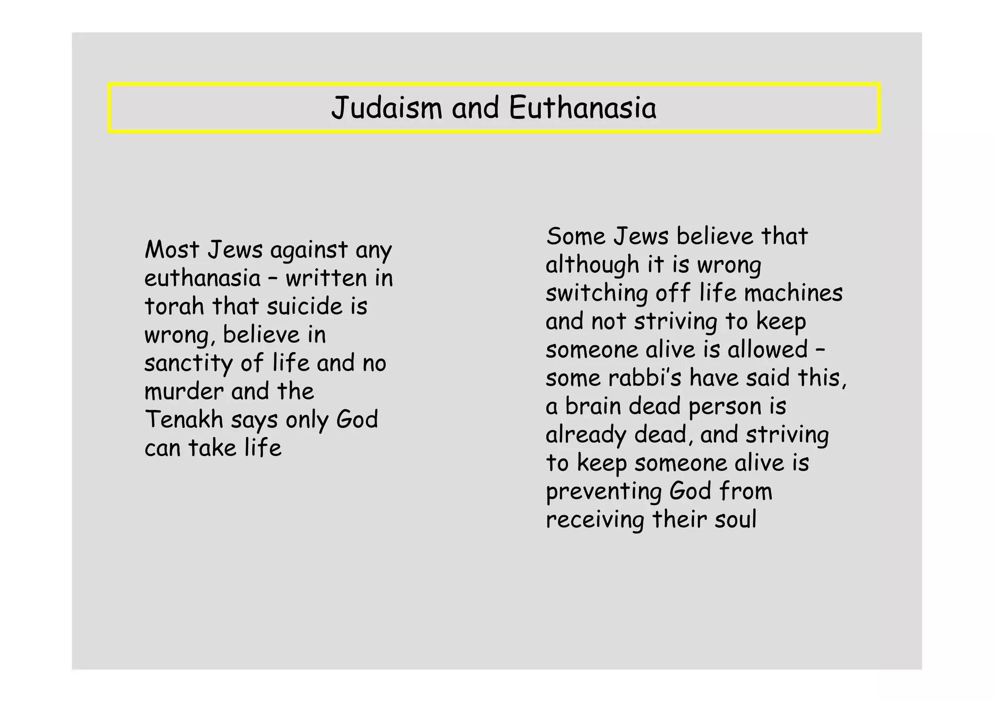 Matters Of Life And Death