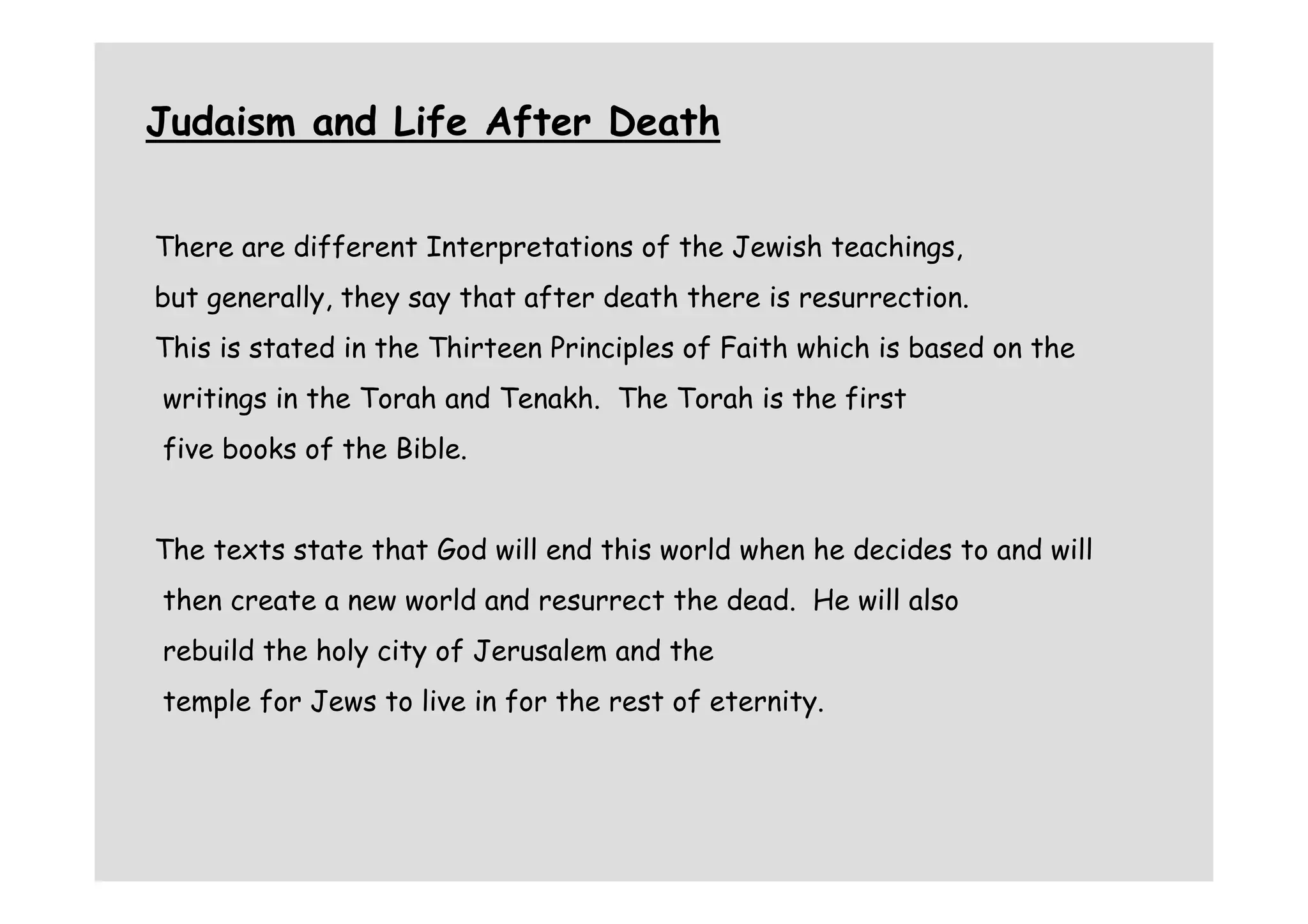 Matters Of Life And Death