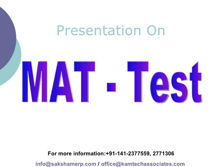 Mat Test