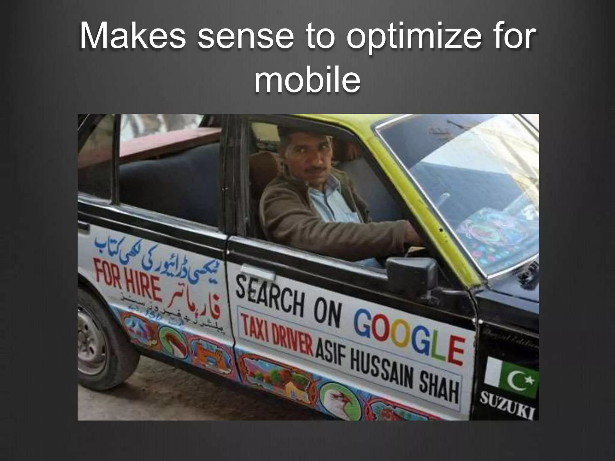 Makes sense to optimize for mobile