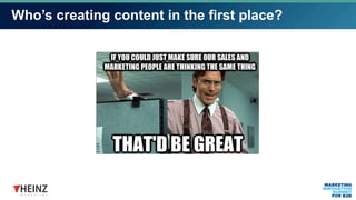 Who’s creating content in the first place?
 