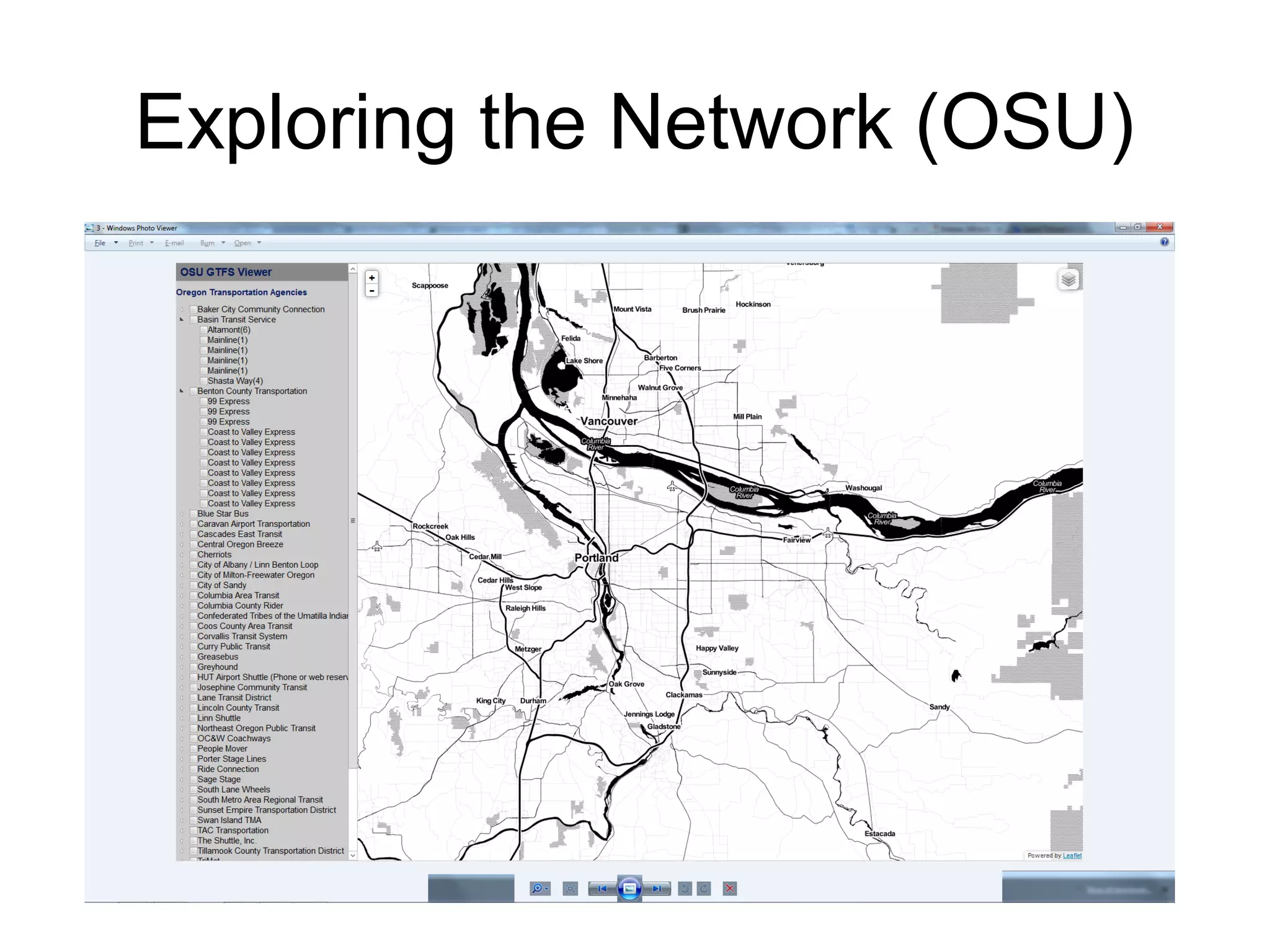 Exploring the Network (OSU)
 