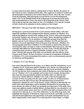 Matthew 11 Commentary