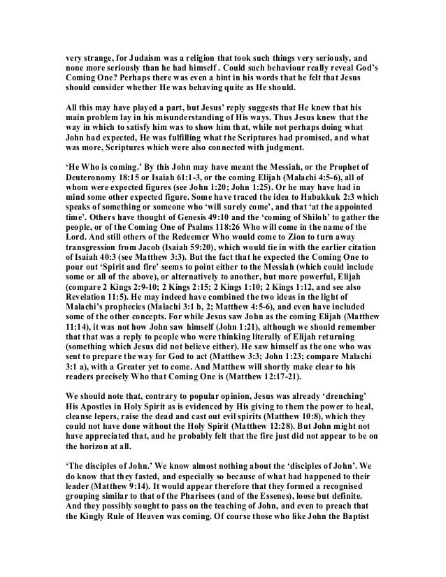 Matthew 11 Commentary matthew 11 commentary