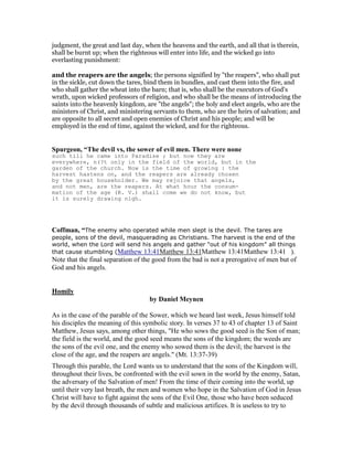 Matthew 13 commentary